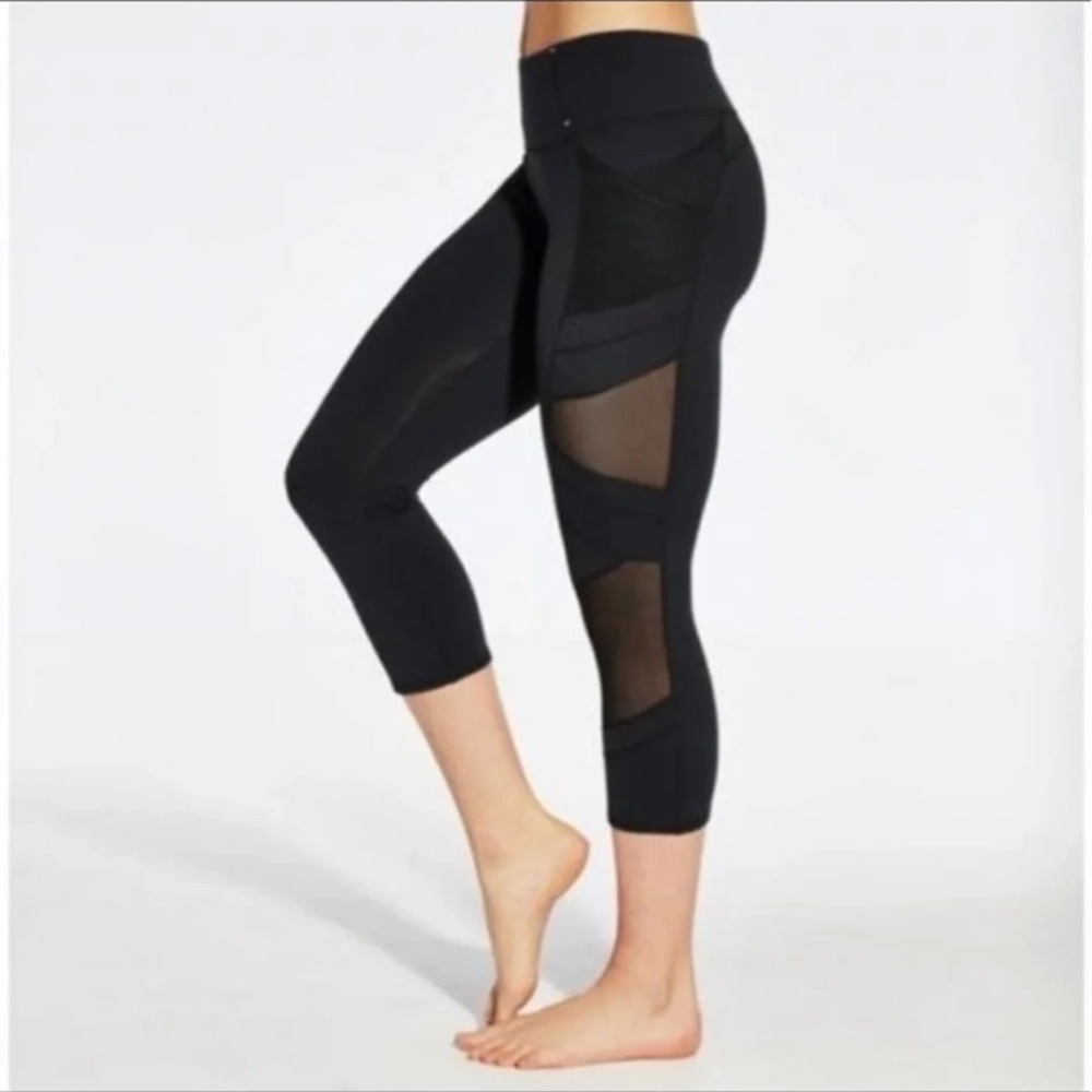 Calia High Waisted Mesh Cutout Leggings